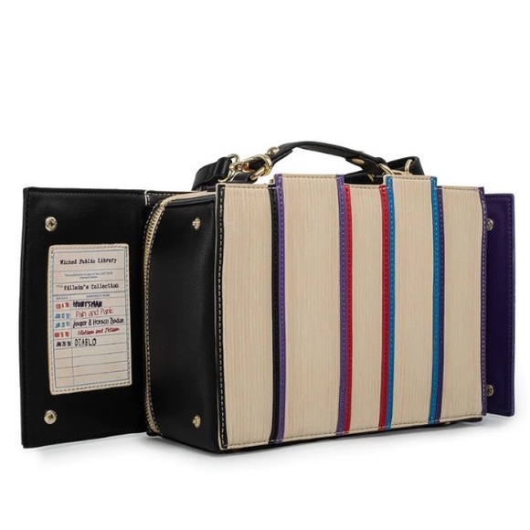 Disney Stitch Shoppe Villains Books Crossbody Bag - Picture 5 of 8